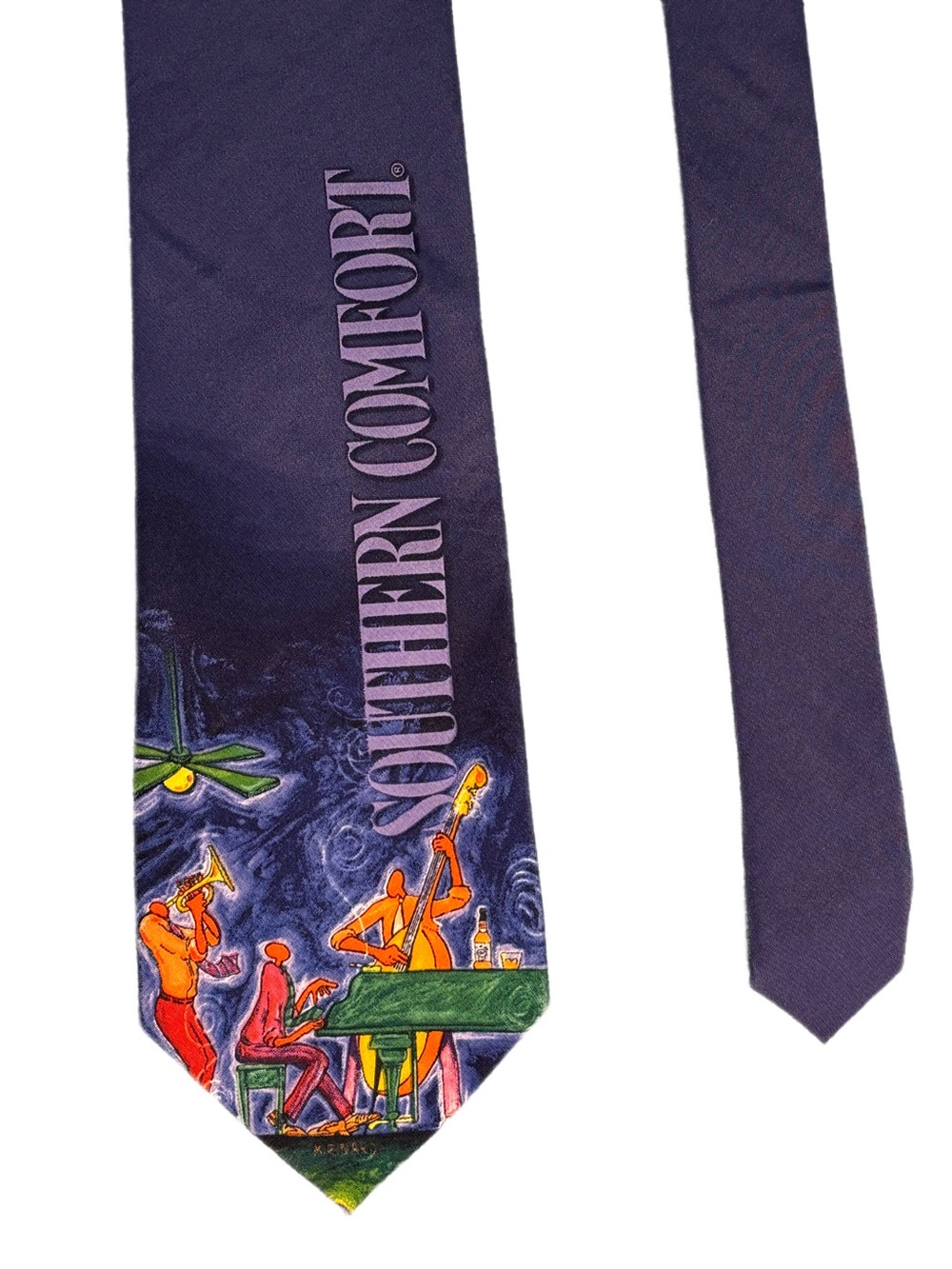 SOUTHERN COMFORT by Matt Rinard of New Orleans Purple  Red Orange Green Tie